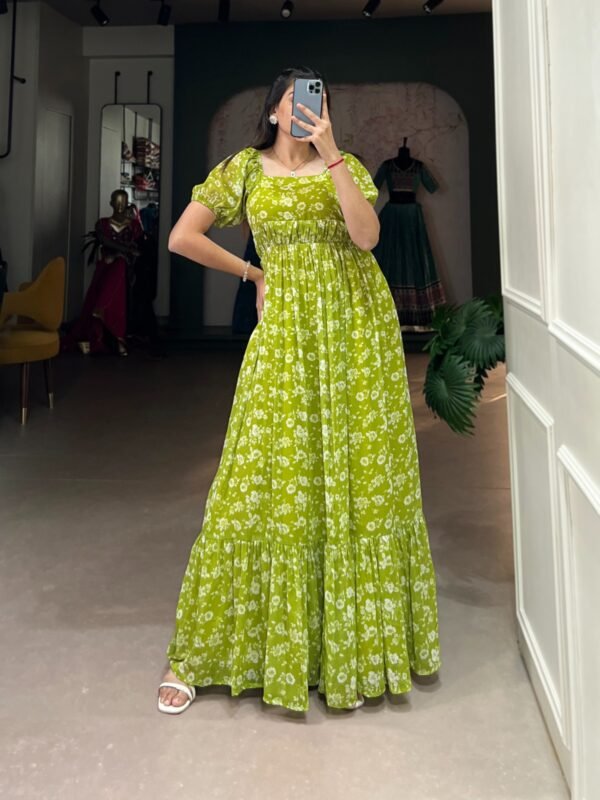 floral gown
